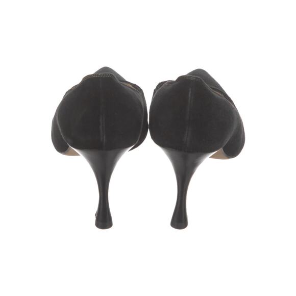 MANOLO BLAHNIK Suede Pumps - 38 - Black - Picture 4 of 5